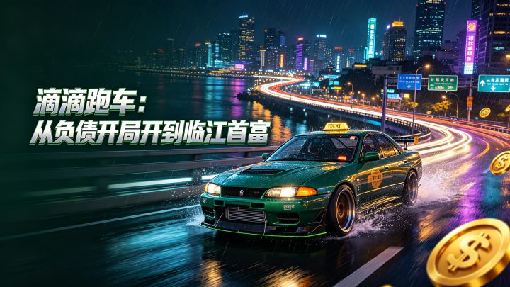 滴滴跑车:从负债开局开到临江首富 封面