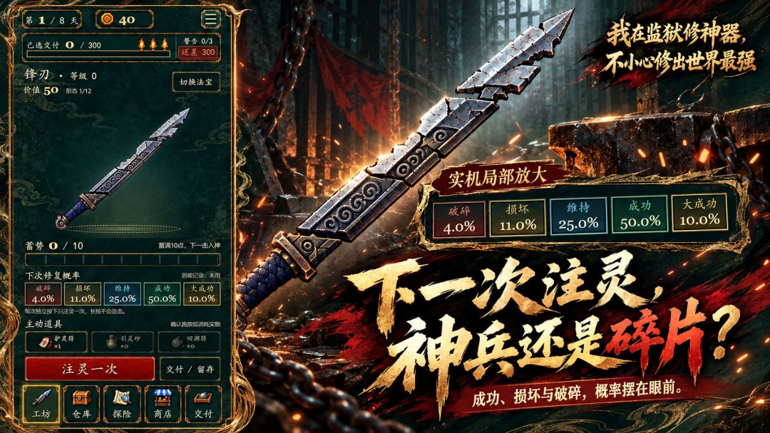 我在监狱修神器游戏截图