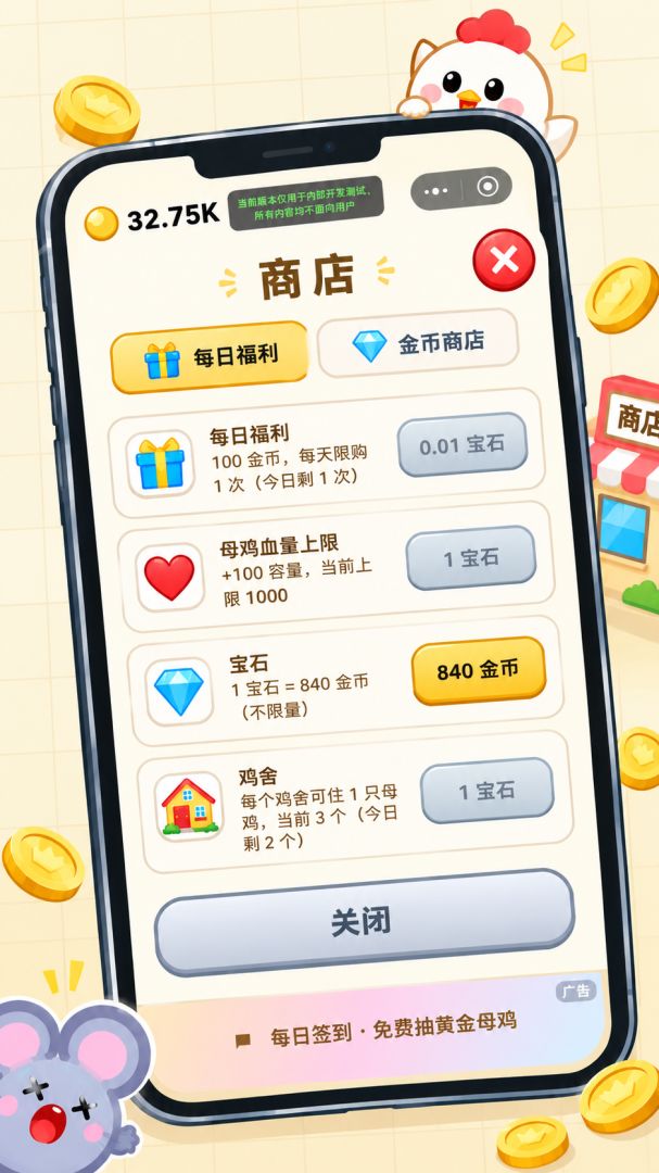 母鸡大作战游戏截图