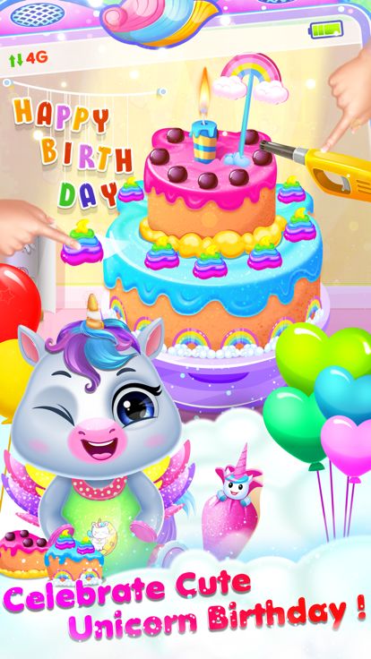 Cute Unicorn Daycare Toy Phone游戏截图