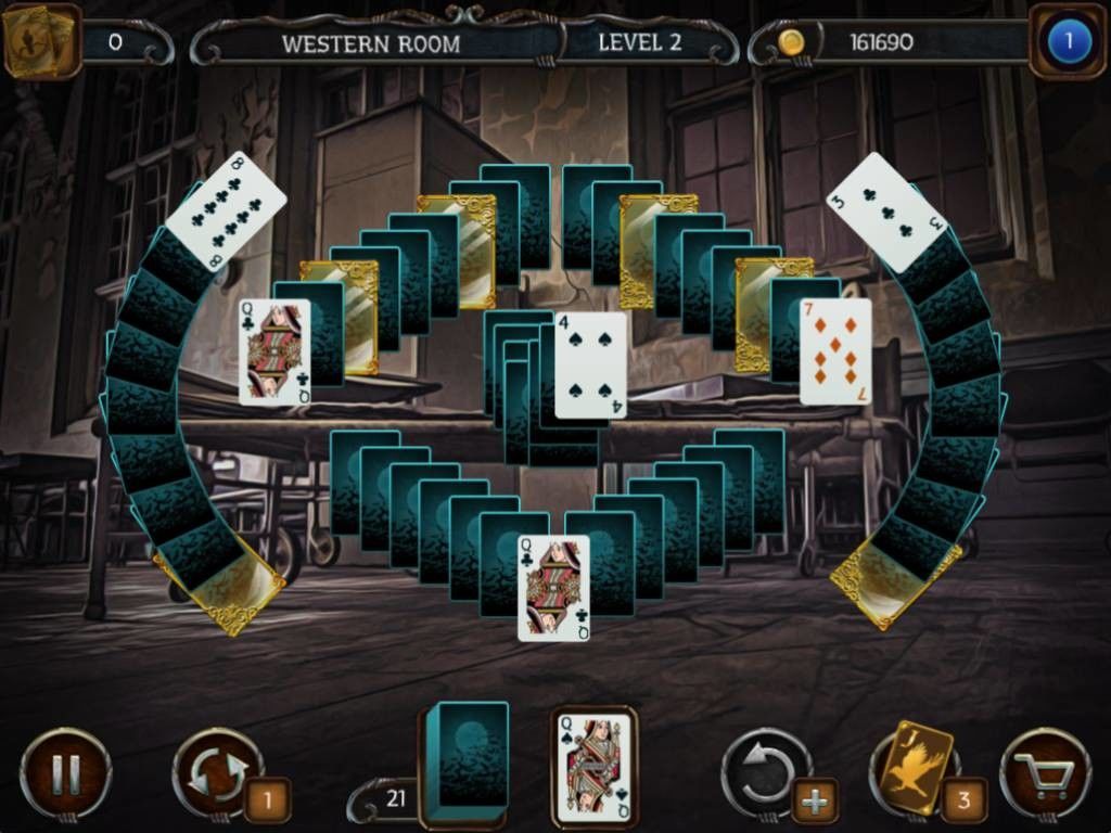 Mystery Solitaire. The Black Raven 2游戏截图