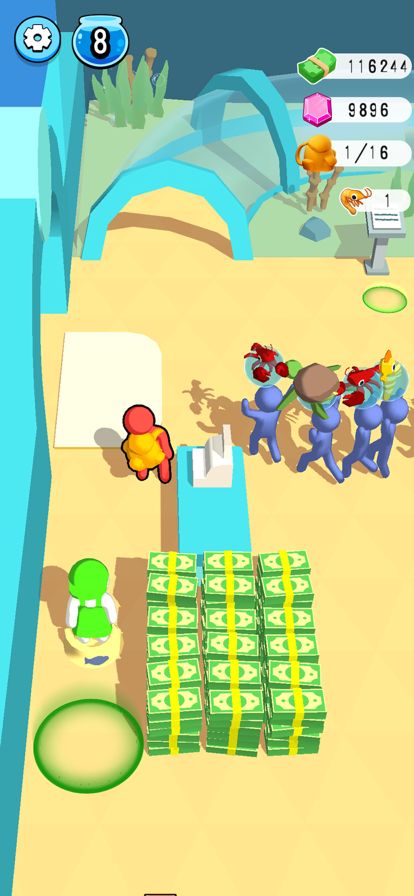 摸鱼大师 - 鱼塘抓鱼,模拟经营小店游戏截图