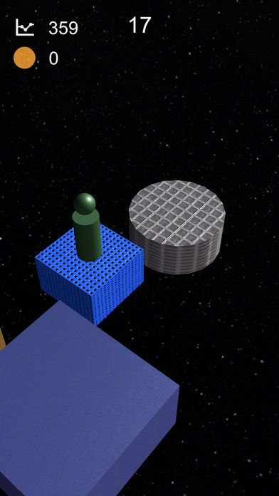 跳一跳太空求生休闲小游戏 Crazy Jumps游戏截图