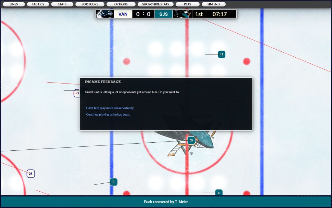 Franchise Hockey Manager 8游戏截图