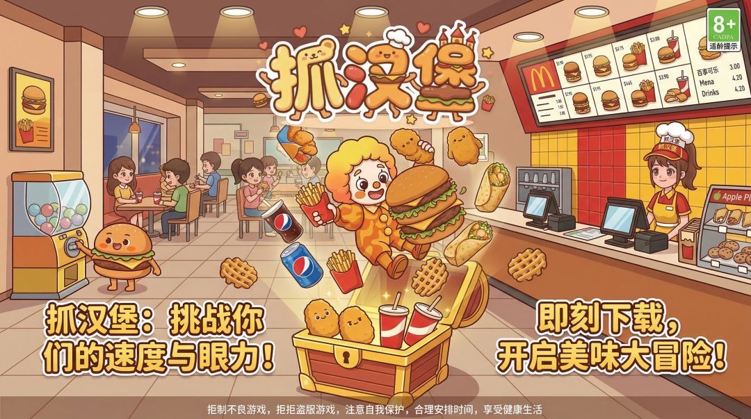 抓汉堡游戏截图