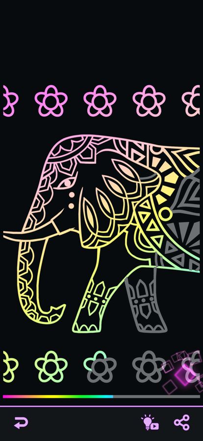 划痕艺术:轻按即可轻松完成!游戏截图