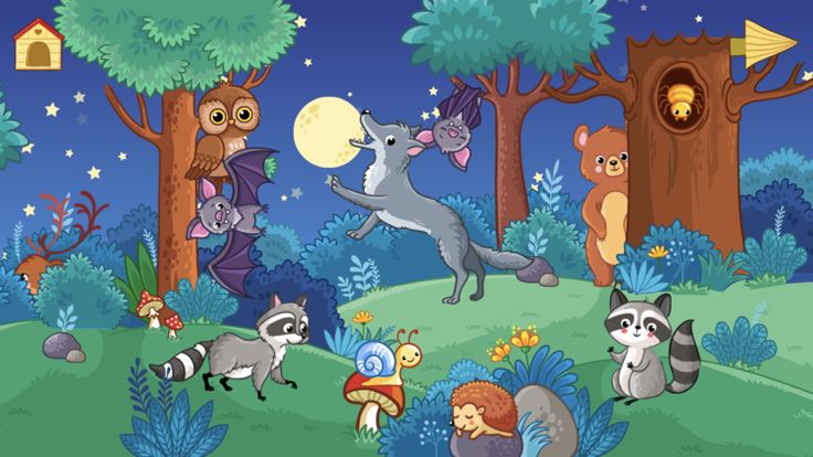 Toddler animal puzzle games!游戏截图