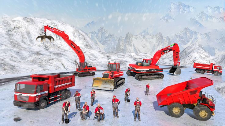 Excavator Crane Game游戏截图