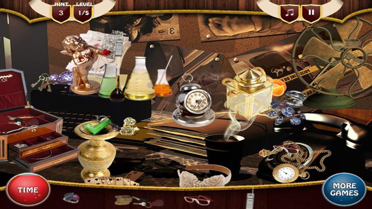 午夜钟声 - 寻找隐藏物品游戏截图