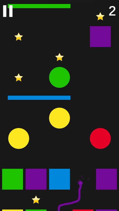 Color Run- purple, blue, green游戏截图