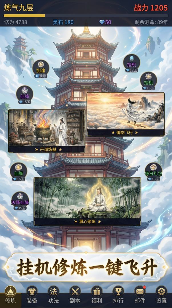 修仙BT：零氪封神游戏截图