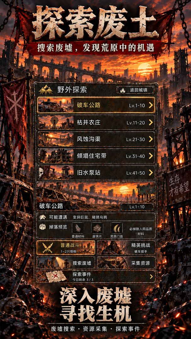 废土挂机游戏截图