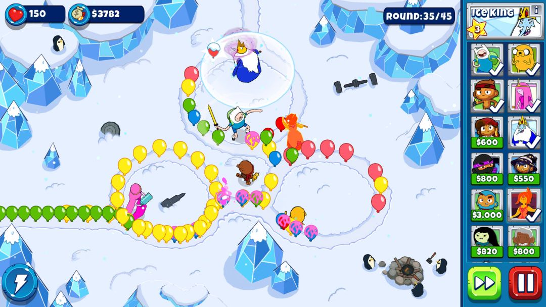 Bloons Adventure Time TD游戏截图