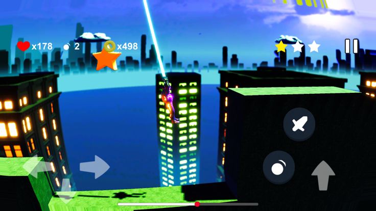 Evil Superhero black web Robot游戏截图