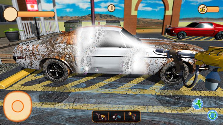 电源 洗车 - 汽车 保洁 游戏游戏截图