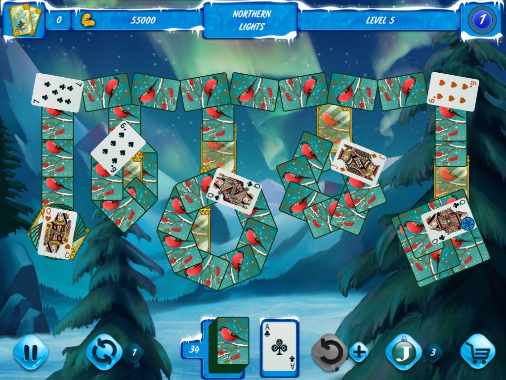 Solitaire Jack Frost Winter Adventures 2游戏截图