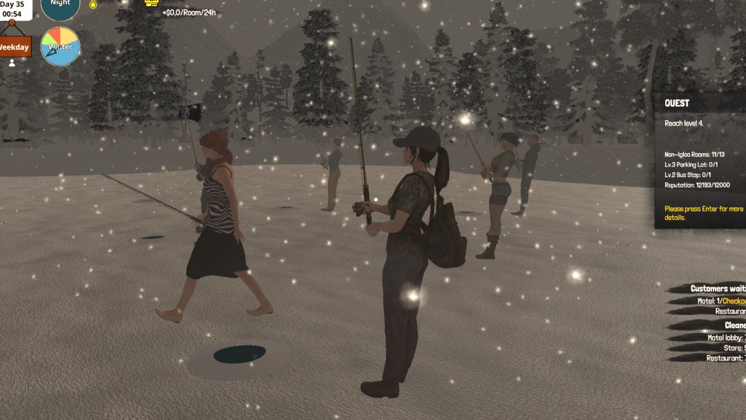 北极汽车旅馆模拟器游戏截图