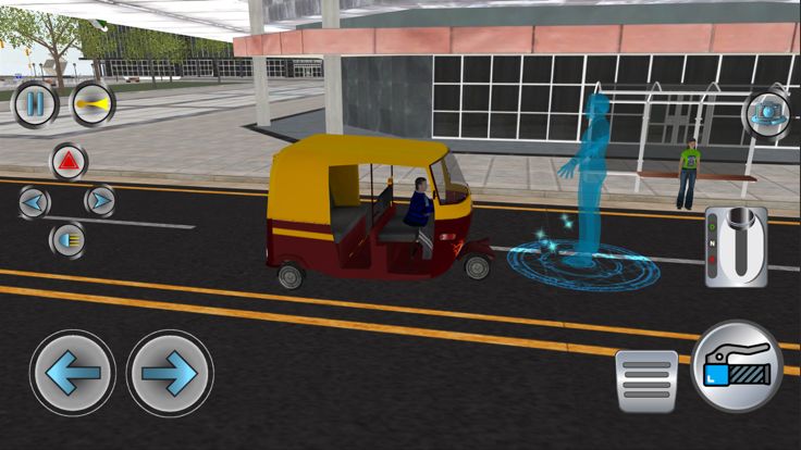 Auto Rickshaw Driving 3D Sim游戏截图