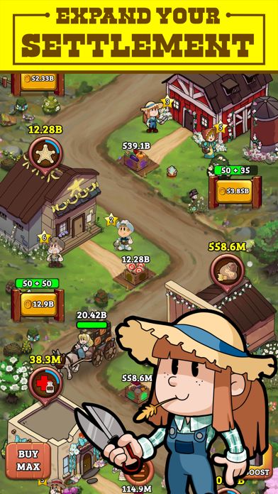 Idle Frontier: Western Tapper游戏截图