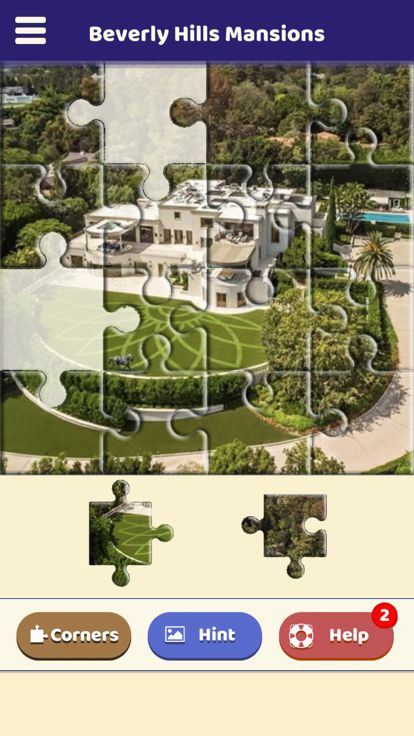 Beverly Hills Mansions Puzzle游戏截图
