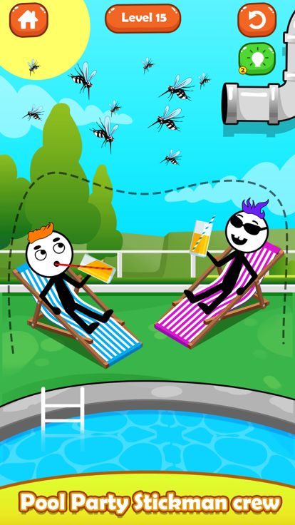 Stickman Story: Draw 2 Save游戏截图