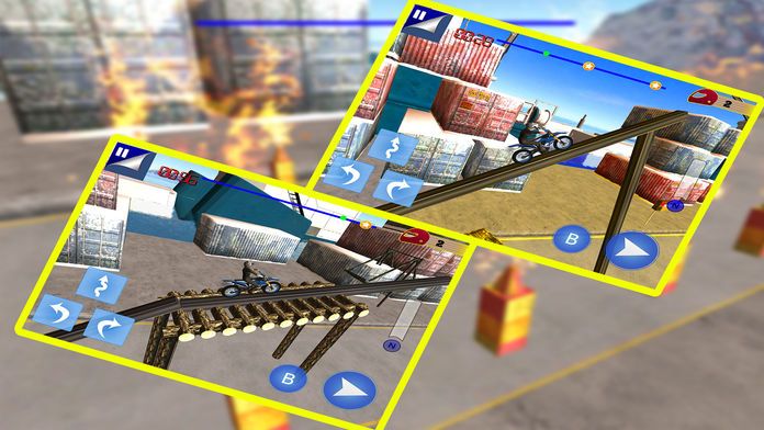 Tricky Bike Trail Stunt : Real Crazy Ride-r 2017游戏截图