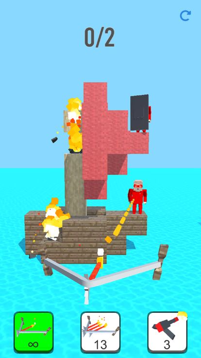 Burn it Down! 3D Pixel Game游戏截图