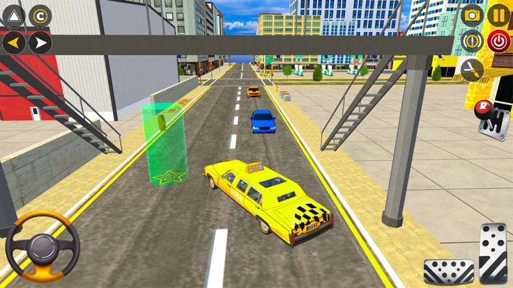 Real Taxi Game: Taxi Simulator游戏截图