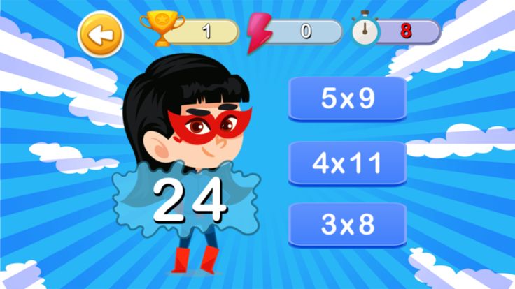 Super Hero Math Games游戏截图