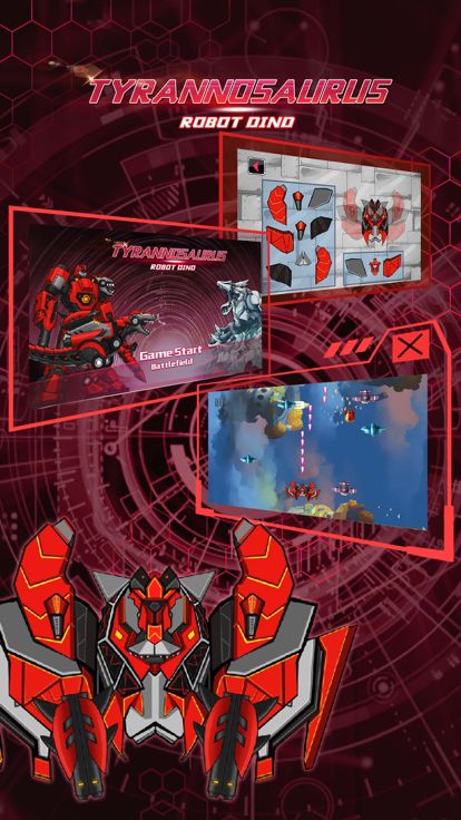 霸王龙威 :百变金刚三型态机械恐龙 模拟怪兽大作战游戏截图