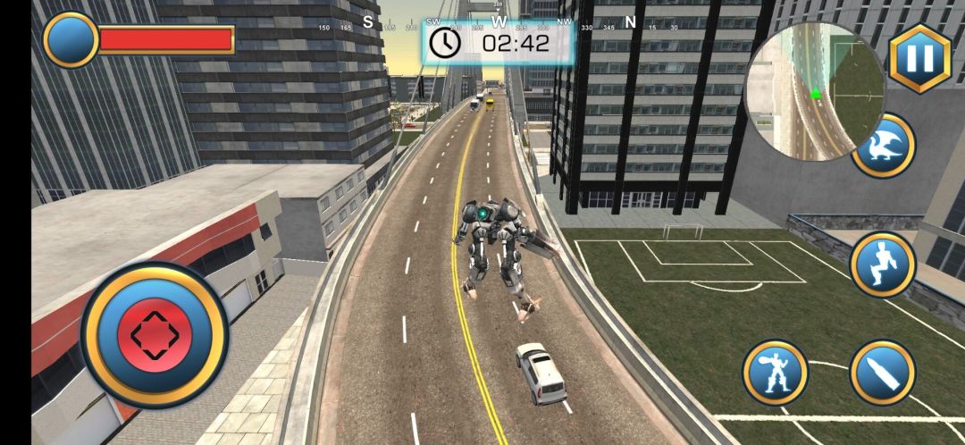 模拟飞行机甲游戏截图