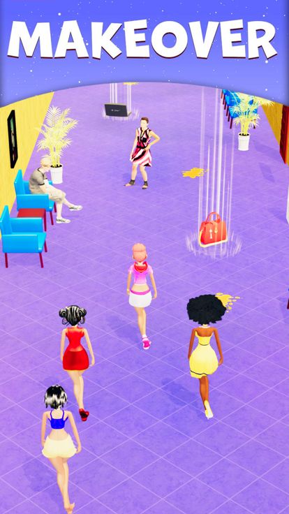 Girls Fashion Run 3D游戏截图