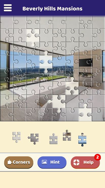 Beverly Hills Mansions Puzzle游戏截图
