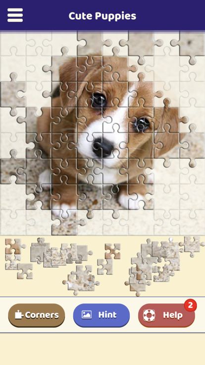 Cute Puppies Jigsaw Puzzle游戏截图