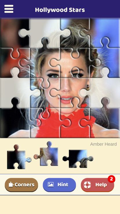 Hollywood Stars Jigsaw Puzzle游戏截图