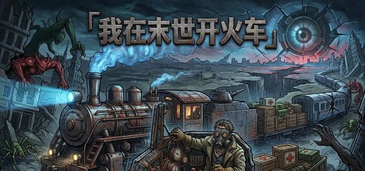 我在末世开火车 封面