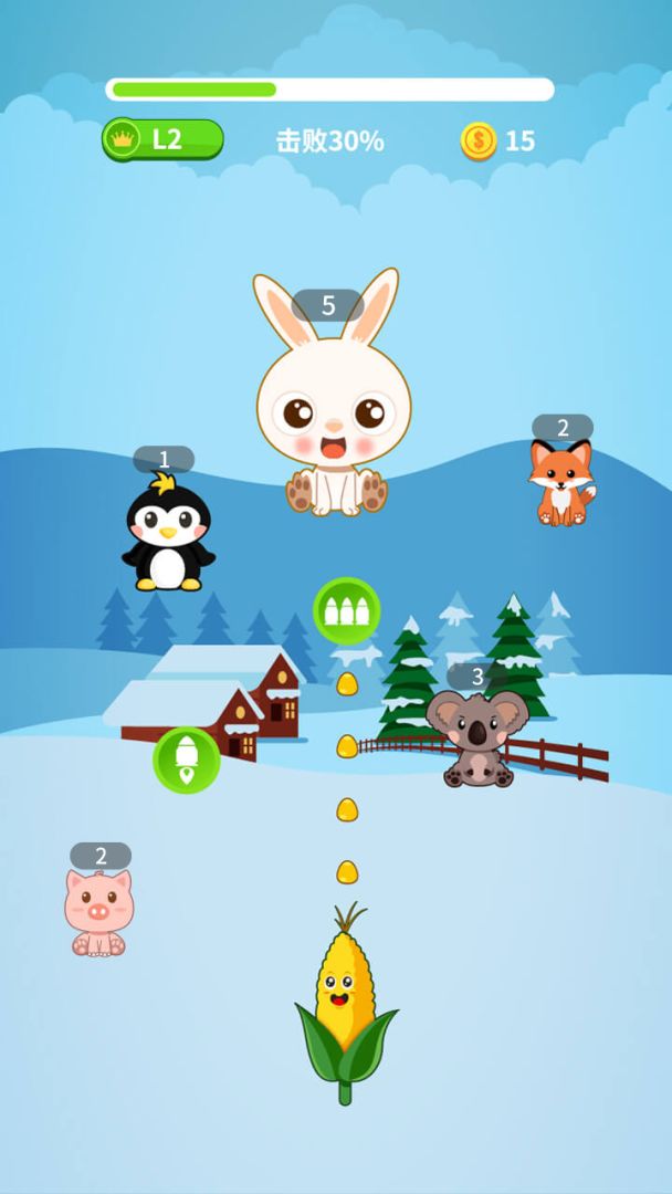 植物大战动物游戏截图