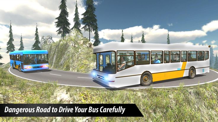 Offroad BUS Hill Climbing - Coach Driver游戏截图