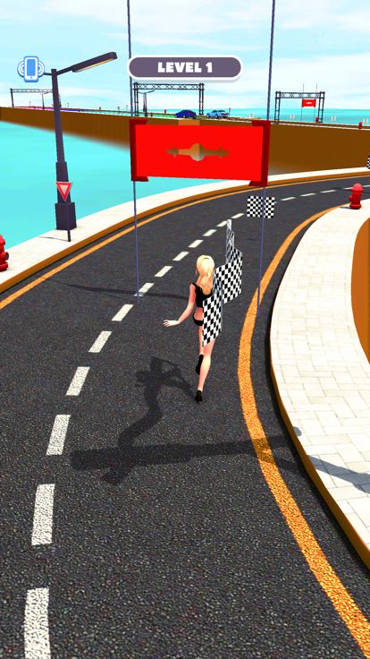 Racing Girl Run游戏截图