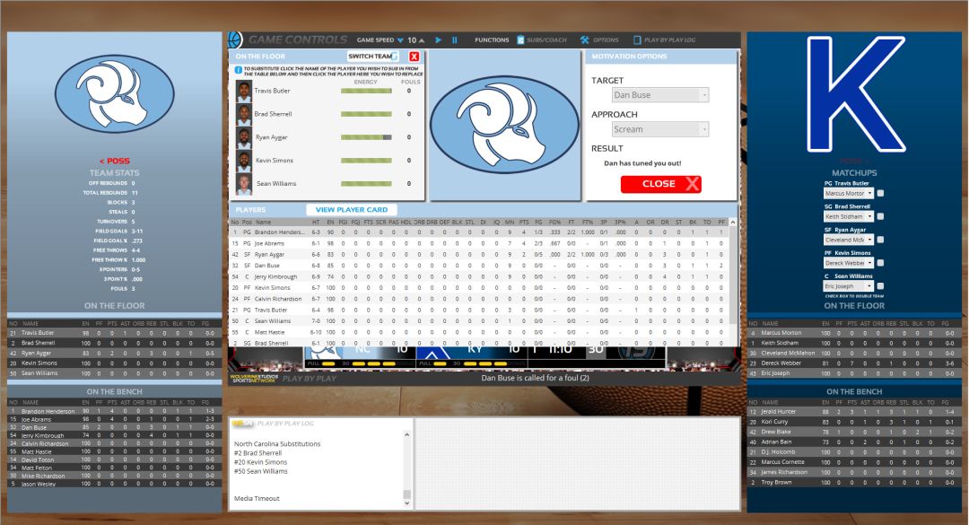 Draft Day Sports: College Basketball 2019游戏截图