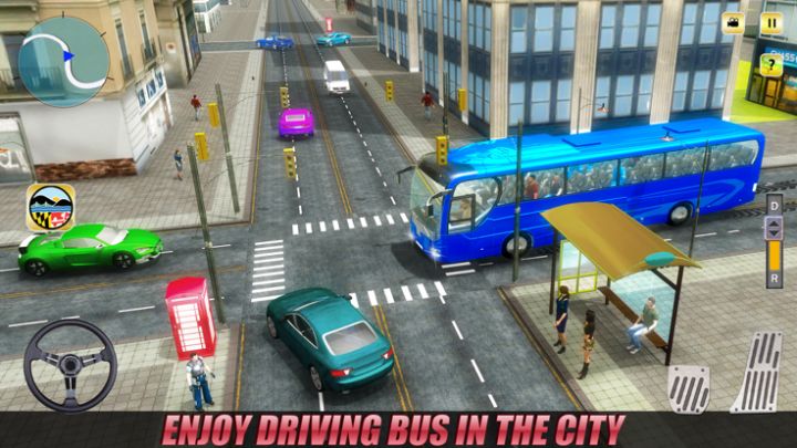 Liberty City Tourist Coach Bus游戏截图