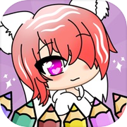 Gacha life coloring & quizicon
