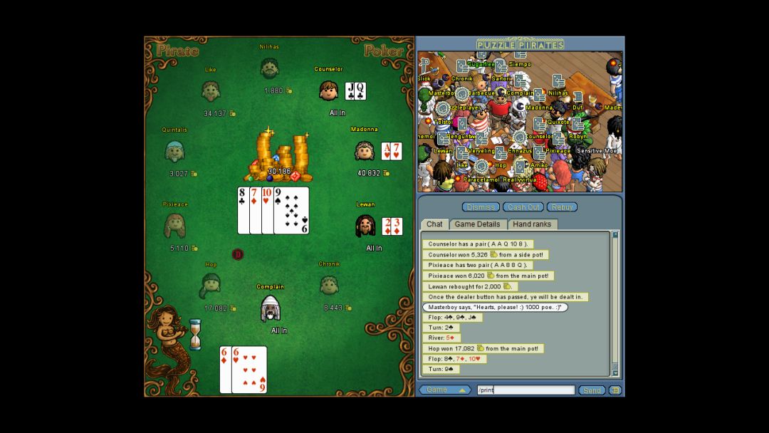 Puzzle Pirates: Dark Seas游戏截图