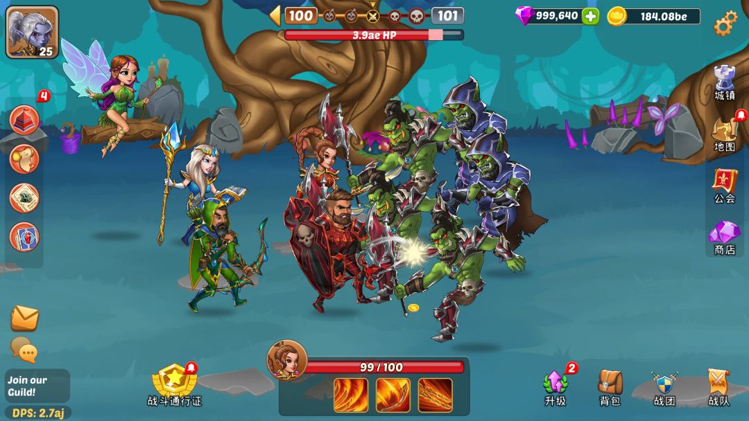 火之石 『Firestone』放置幻想王国英雄管理RPG游戏截图