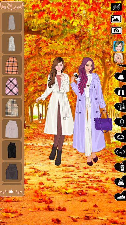 Autumn fashion dress up game游戏截图