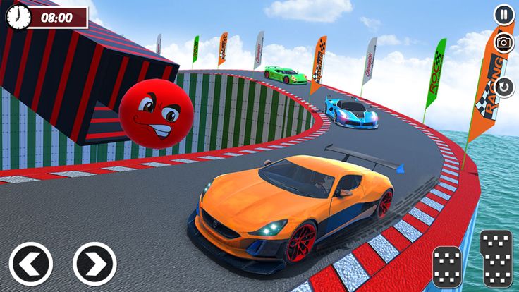 不可能的赛车特技游戏截图