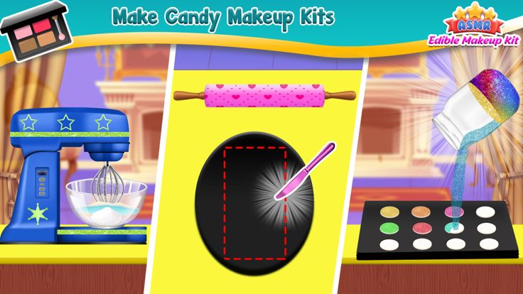 ASMR 可食用化妆套装游戏截图