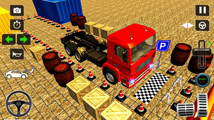2021 年货车停车场游戏截图