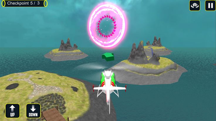 Flying Superhero Helicopter 3D游戏截图