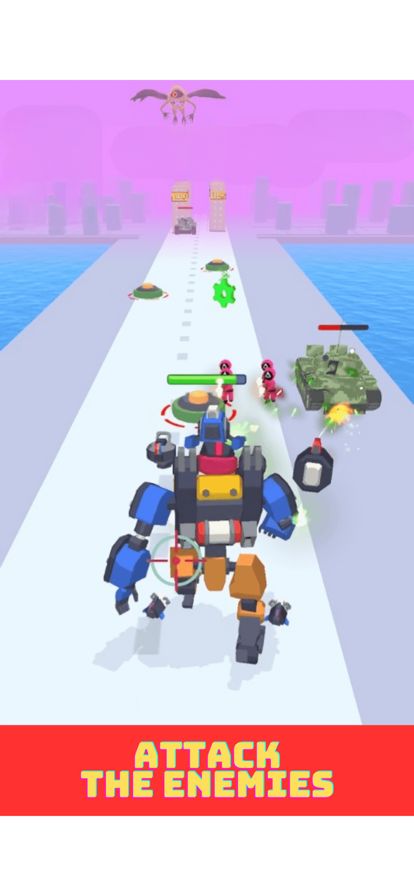 Mech Run- Robot War游戏截图